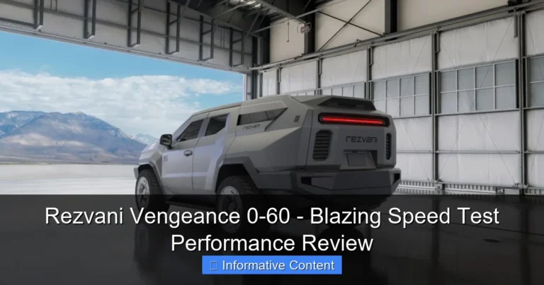 Rezvani Vengeance 0-60 - Blazing Speed Test Performance Review