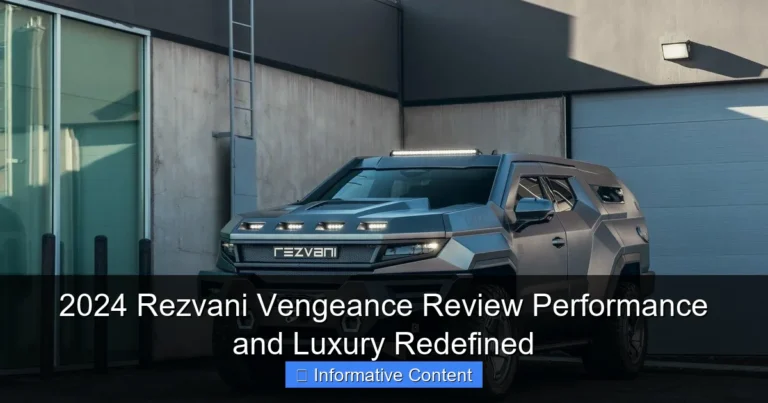 2024 Rezvani Vengeance Review Performance and Luxury Redefined