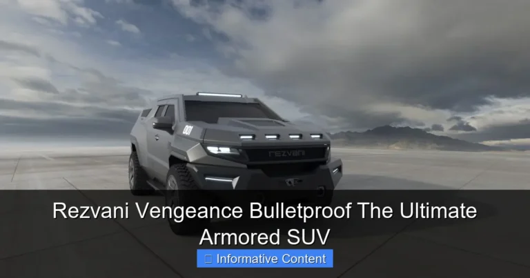 Rezvani Vengeance Bulletproof The Ultimate Armored SUV