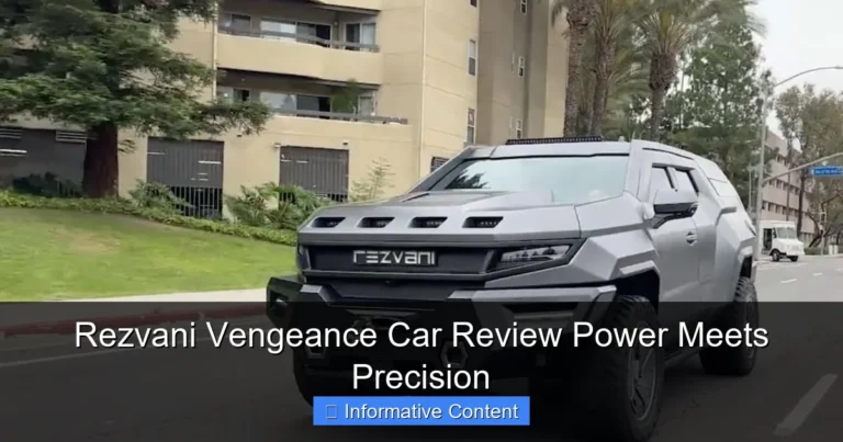 Rezvani Vengeance Car Review Power Meets Precision