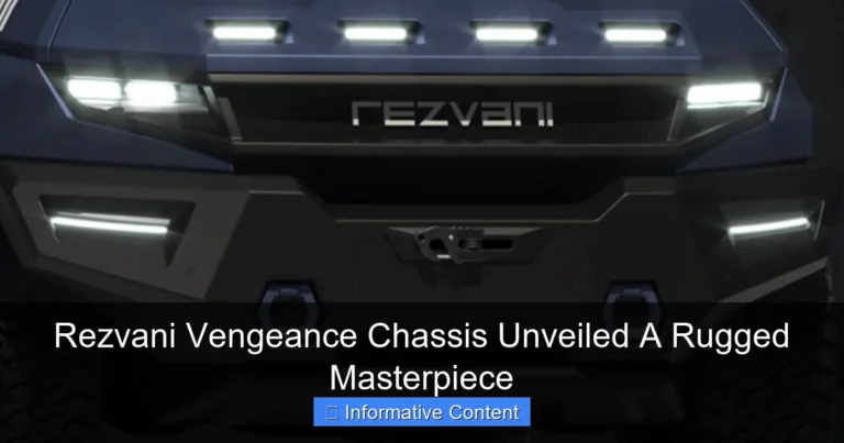 Rezvani Vengeance Chassis Unveiled A Rugged Masterpiece