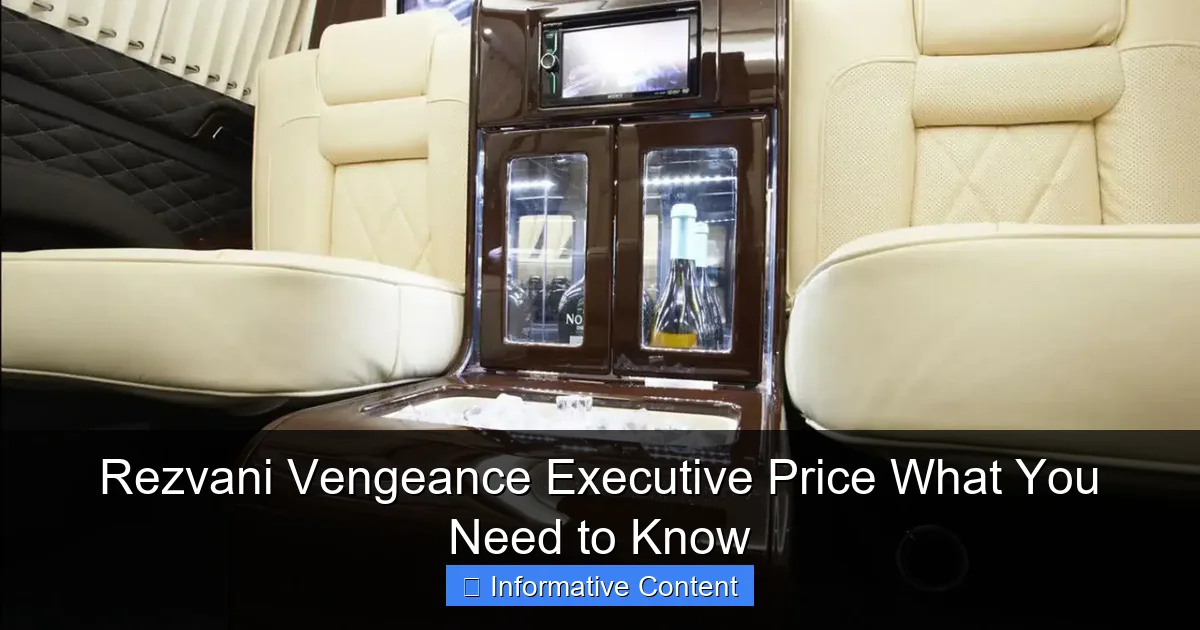 Rezvani Vengeance Executive Price What You Need to Know