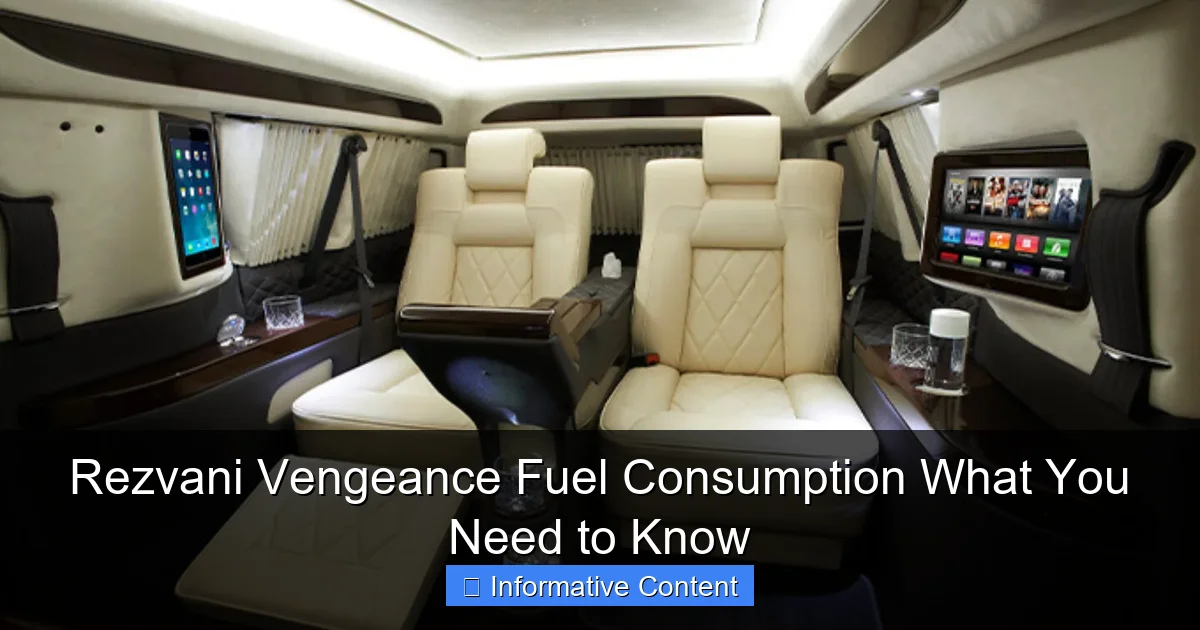 Rezvani Vengeance Fuel Consumption What You Need to Know