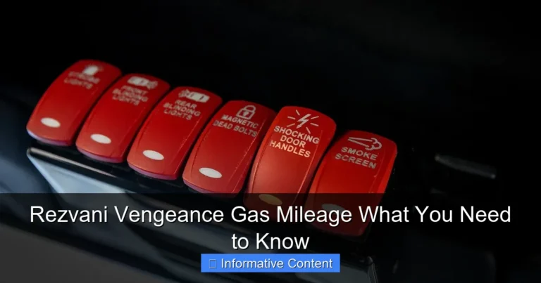 Rezvani Vengeance Gas Mileage What You Need to Know