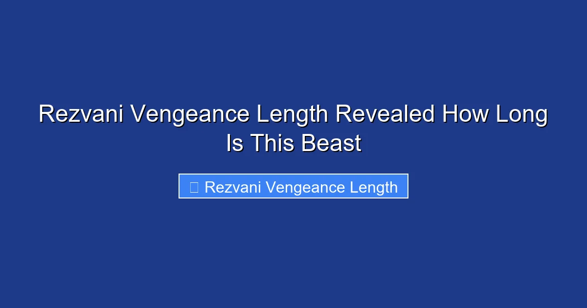 Rezvani Vengeance Length Revealed How Long Is This Beast