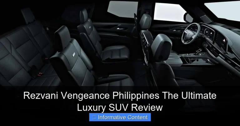 Rezvani Vengeance Philippines The Ultimate Luxury SUV Review