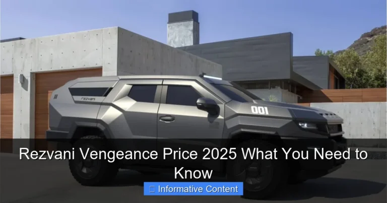 Rezvani Vengeance Price 2025 What You Need to Know