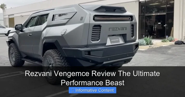 Rezvani Vengemce Review The Ultimate Performance Beast