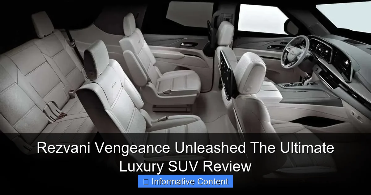 Rezvani Vengeance Unleashed The Ultimate Luxury SUV Review