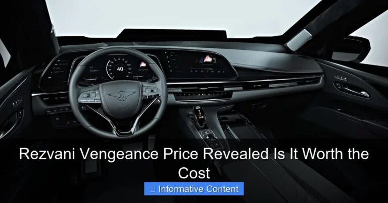 Rezvani Vengeance Price Revealed Is It Worth the Cost