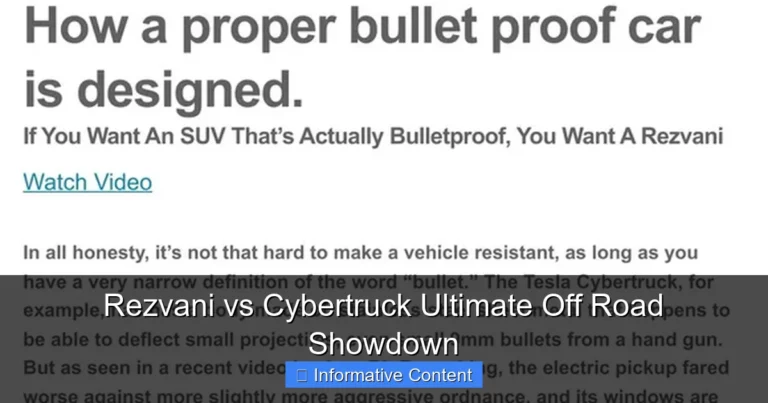Rezvani vs Cybertruck Ultimate Off Road Showdown
