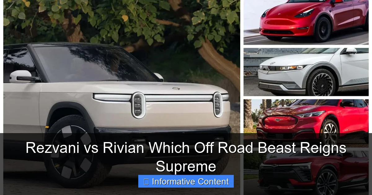 Rezvani vs Rivian Which Off Road Beast Reigns Supreme