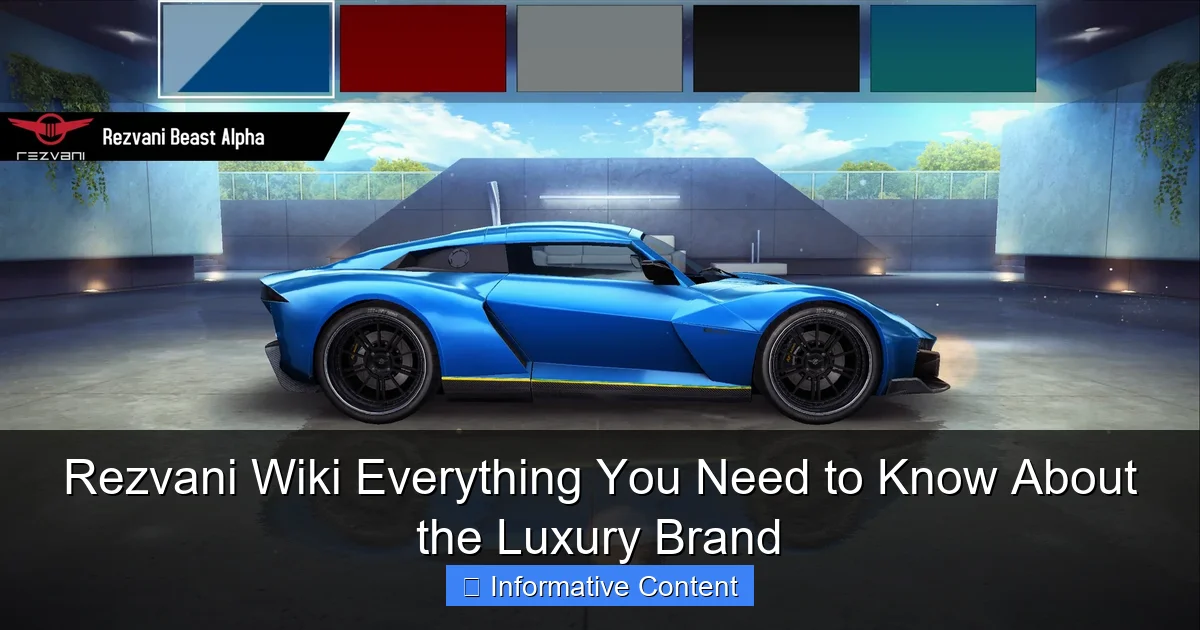 Rezvani Wiki Everything You Need to Know About the Luxury Brand