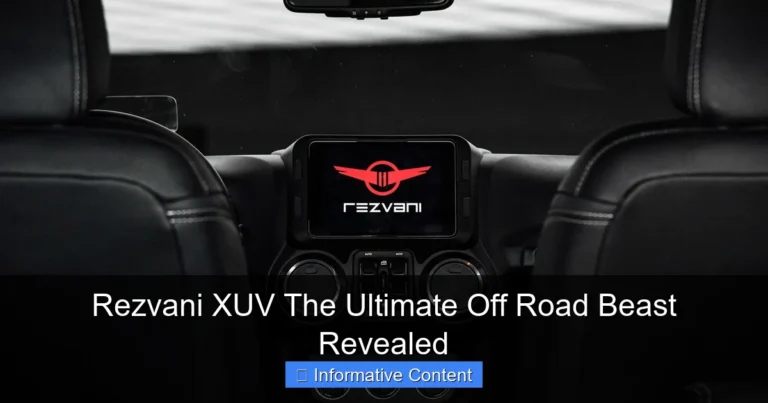 Rezvani XUV The Ultimate Off Road Beast Revealed