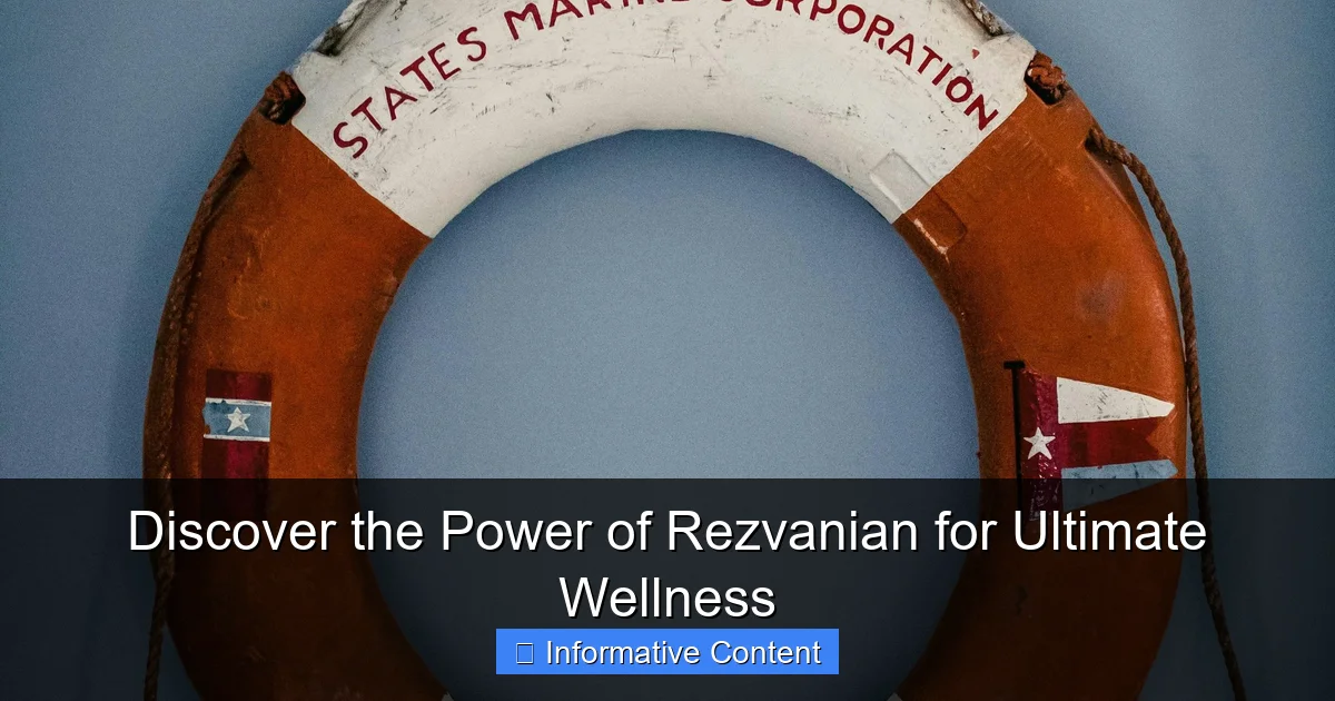 Discover the Power of Rezvanian for Ultimate Wellness