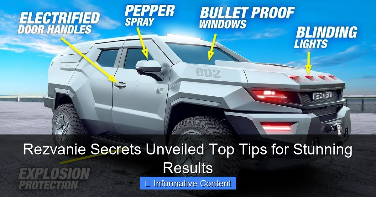 Rezvanie Secrets Unveiled Top Tips for Stunning Results