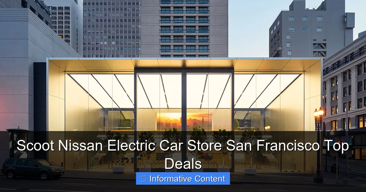 Scoot Nissan Electric Car Store San Francisco Top Deals