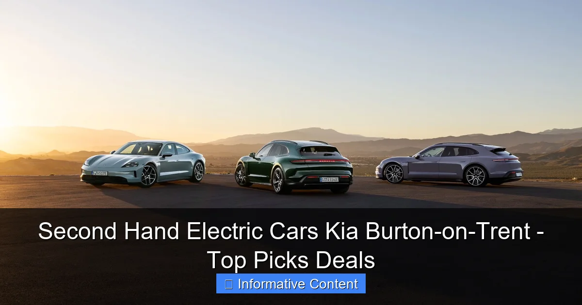 Second Hand Electric Cars Kia Burton-on-Trent - Top Picks Deals