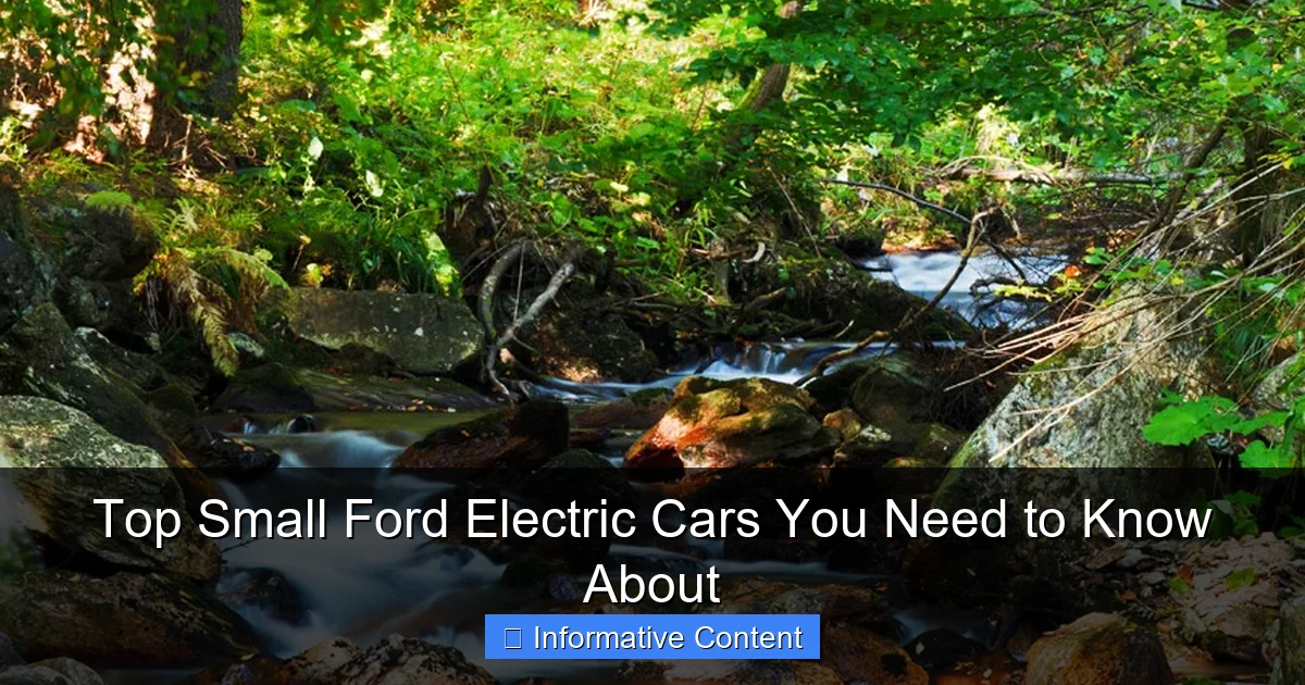 Top Small Ford Electric Cars You Need to Know About