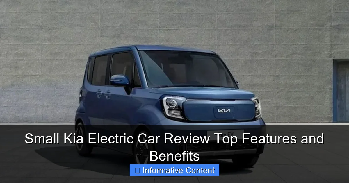 Small Kia Electric Car Review Top Features and Benefits