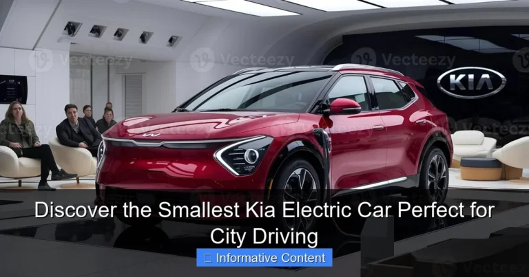 Discover the Smallest Kia Electric Car Perfect for City Driving