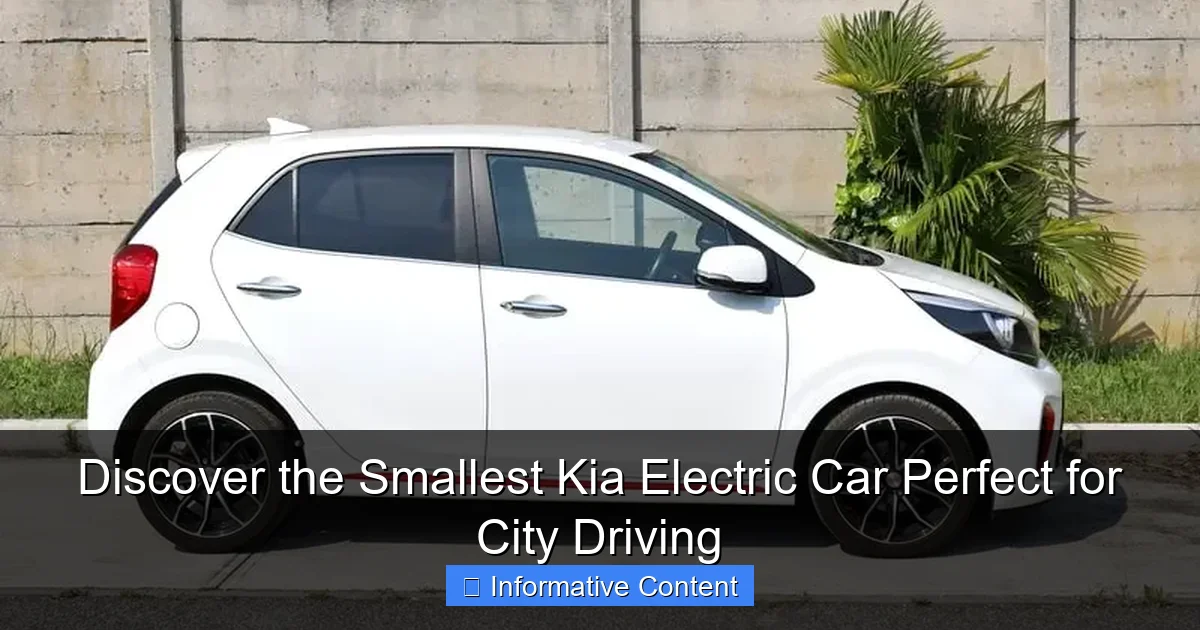 Discover the Smallest Kia Electric Car Perfect for City Driving