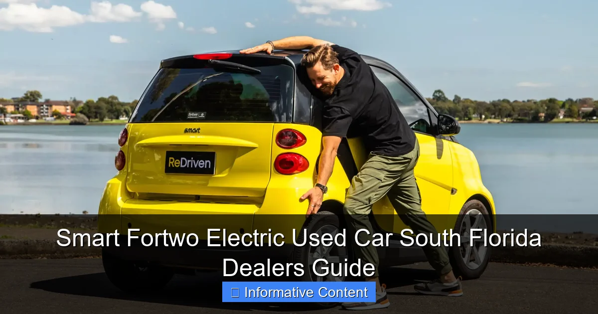Smart Fortwo Electric Used Car South Florida Dealers Guide