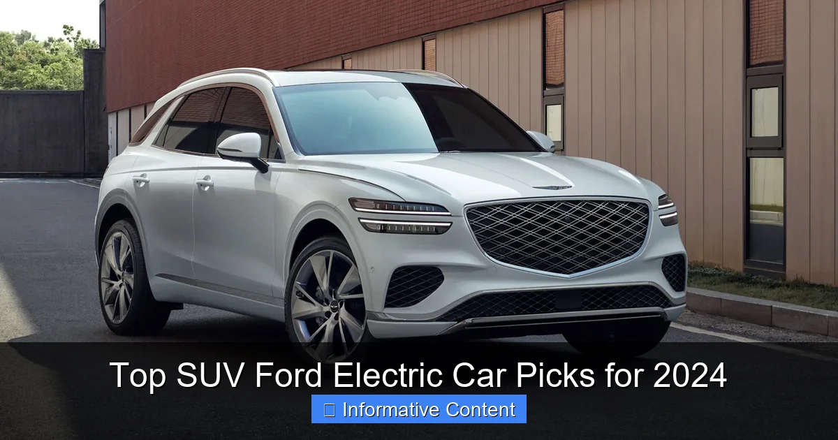 Top SUV Ford Electric Car Picks for 2024