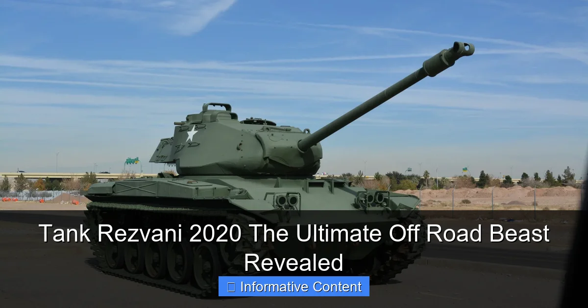Tank Rezvani 2020 The Ultimate Off Road Beast Revealed