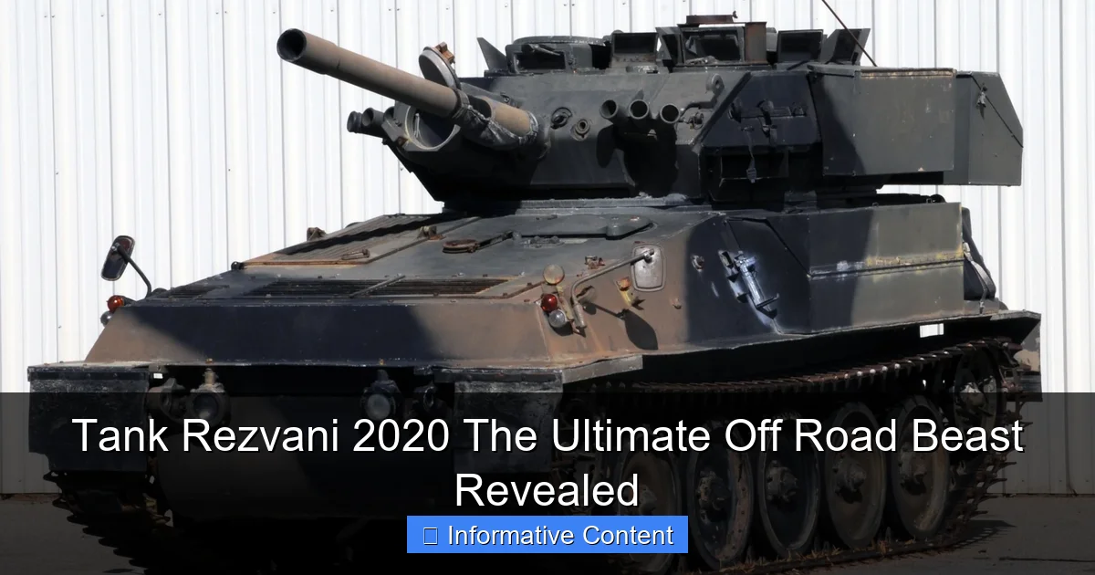 Tank Rezvani 2020 The Ultimate Off Road Beast Revealed