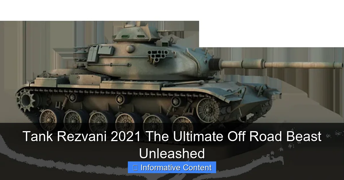 Tank Rezvani 2021 The Ultimate Off Road Beast Unleashed