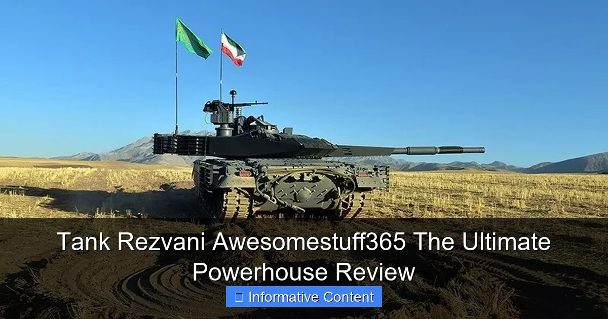 Tank Rezvani Awesomestuff365 The Ultimate Powerhouse Review
