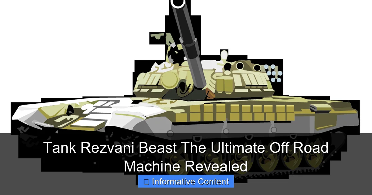 Tank Rezvani Beast The Ultimate Off Road Machine Revealed