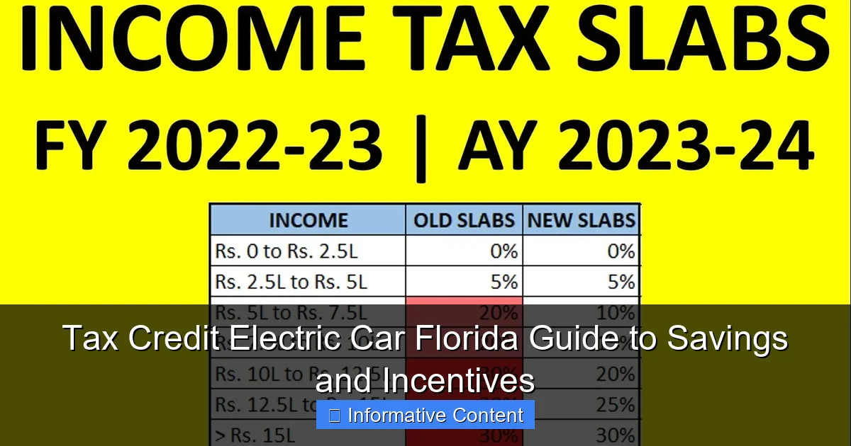 Tax Credit Electric Car Florida Guide to Savings and Incentives
