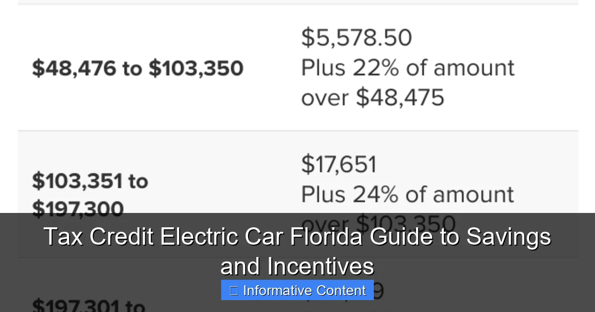 Tax Credit Electric Car Florida Guide to Savings and Incentives