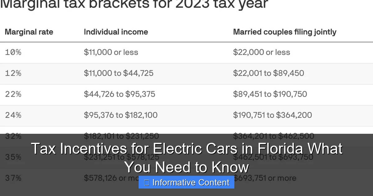 Tax Incentives for Electric Cars in Florida What You Need to Know