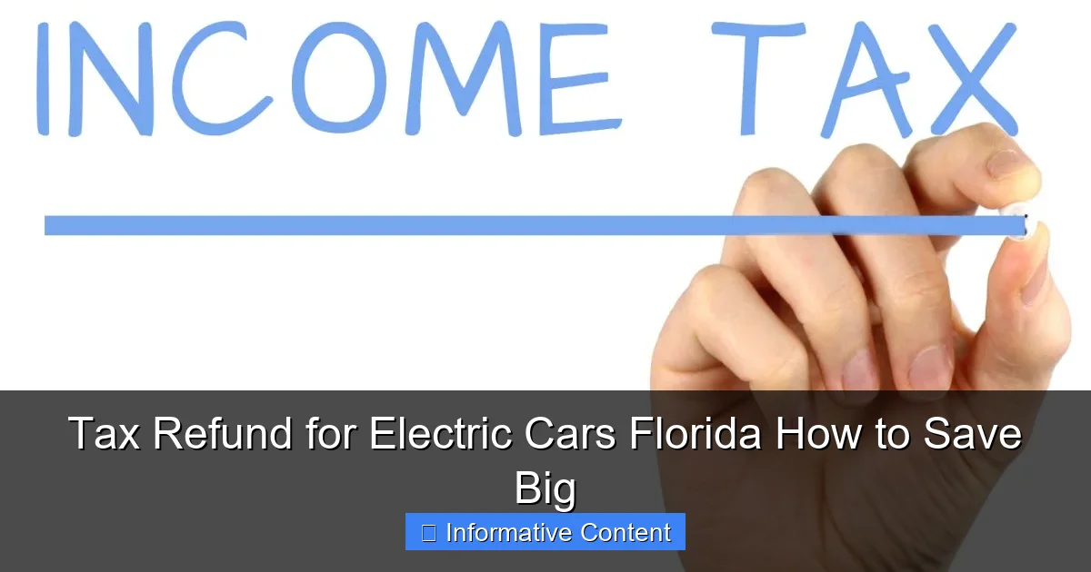 Tax Refund for Electric Cars Florida How to Save Big