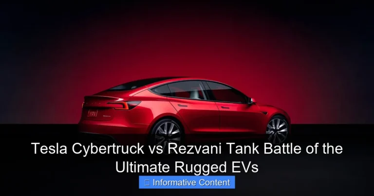 Tesla Cybertruck vs Rezvani Tank Battle of the Ultimate Rugged EVs