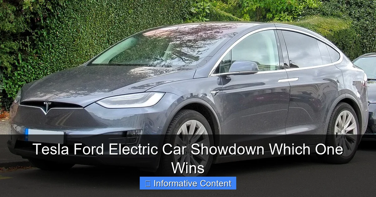 Tesla Ford Electric Car Showdown Which One Wins