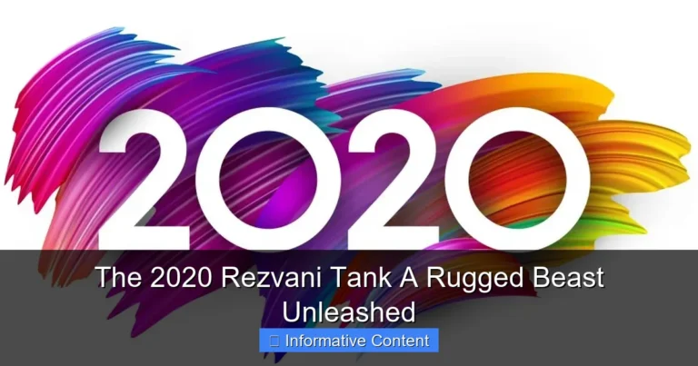 The 2020 Rezvani Tank A Rugged Beast Unleashed