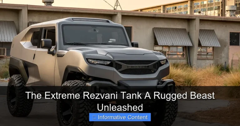 The Extreme Rezvani Tank A Rugged Beast Unleashed