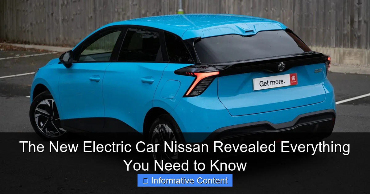 The New Electric Car Nissan Revealed Everything You Need to Know