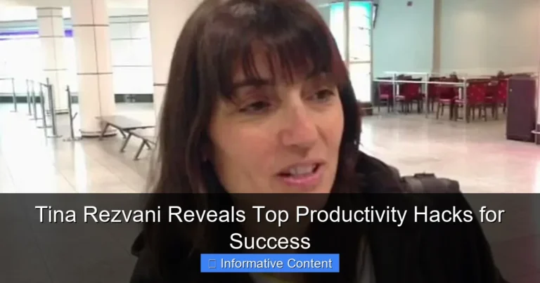 Tina Rezvani Reveals Top Productivity Hacks for Success