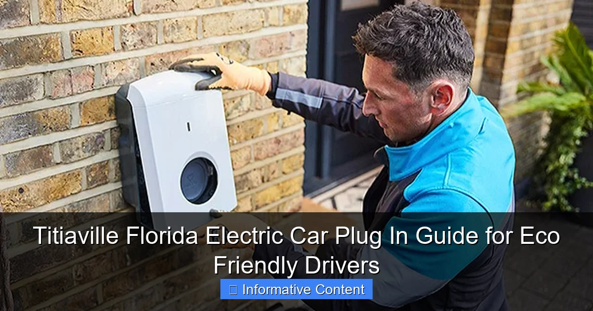 Titiaville Florida Electric Car Plug In Guide for Eco Friendly Drivers