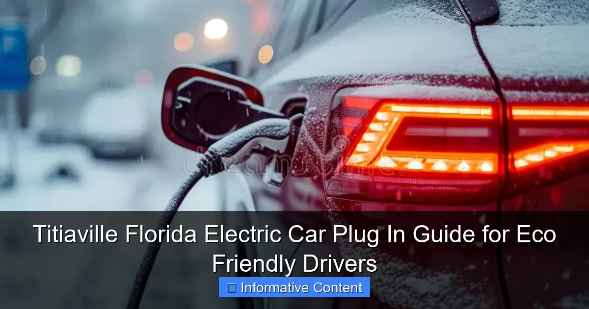 Titiaville Florida Electric Car Plug In Guide for Eco Friendly Drivers