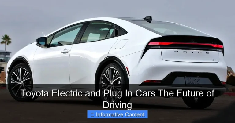 Toyota Electric and Plug In Cars The Future of Driving