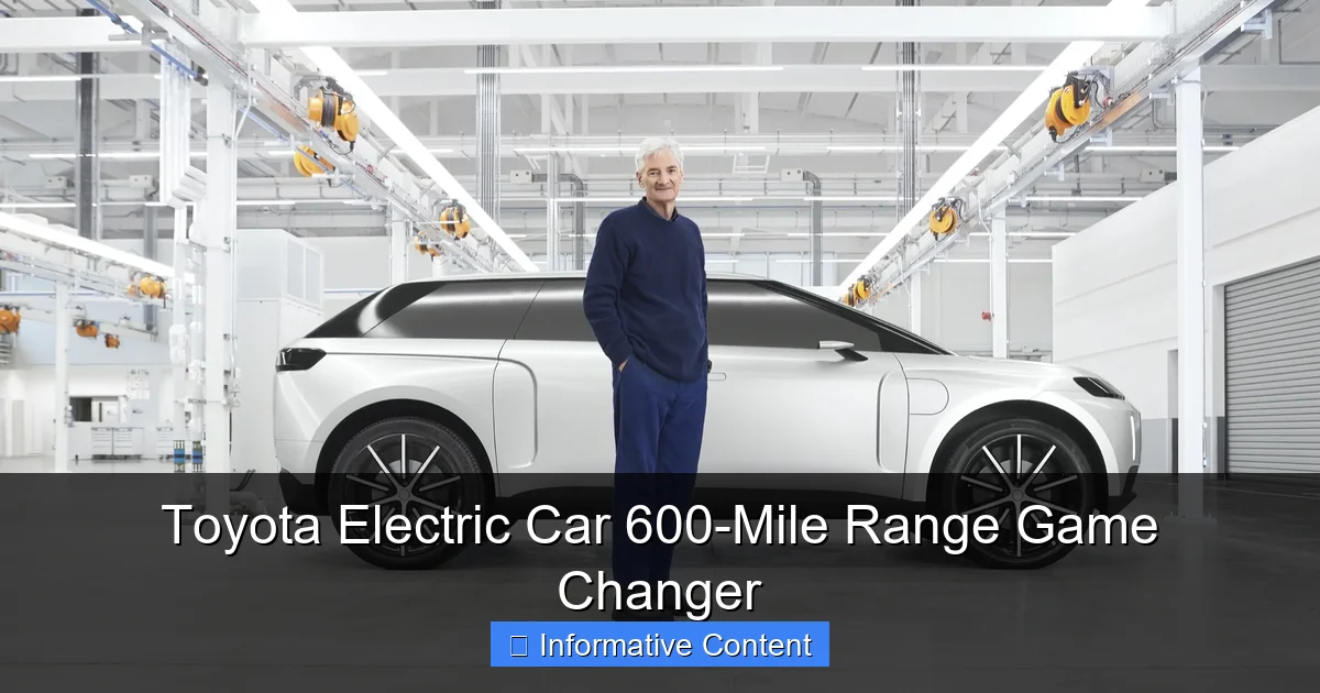 Toyota Electric Car 600-Mile Range Game Changer