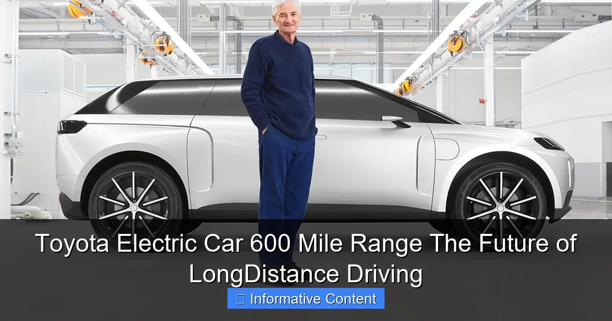 Toyota Electric Car 600 Mile Range The Future of LongDistance Driving