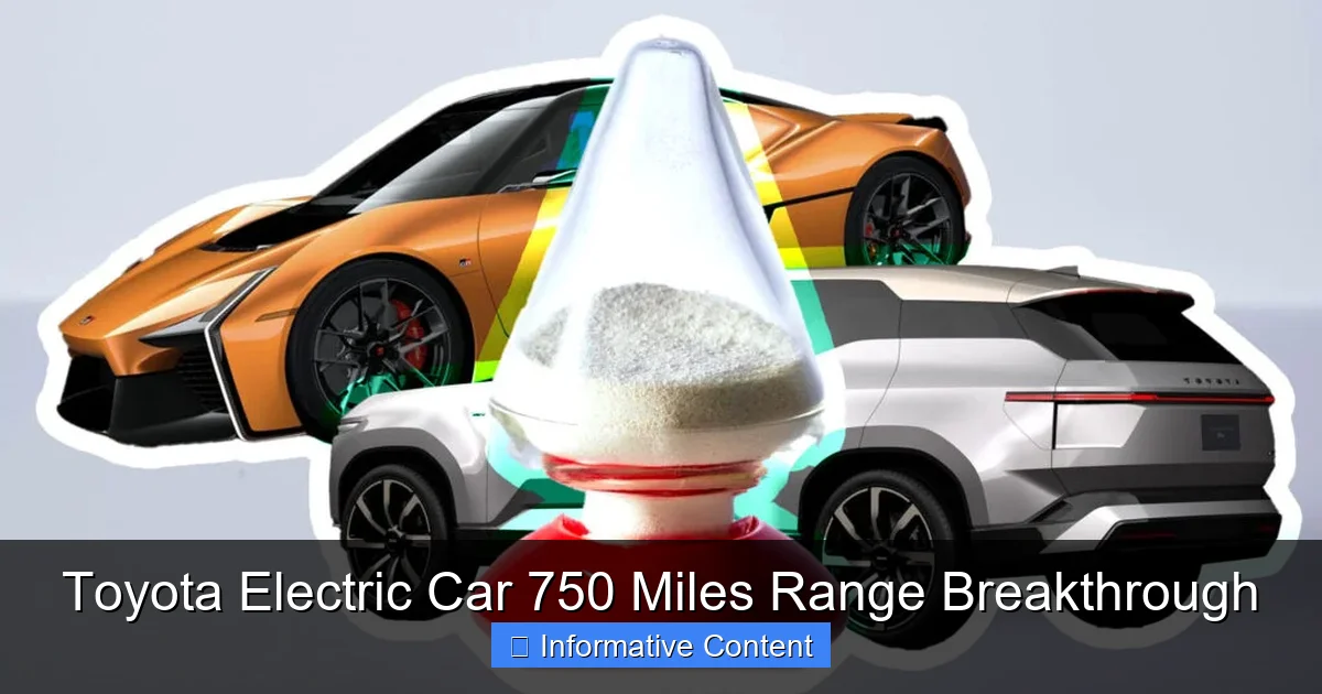 Toyota Electric Car 750 Miles Range Breakthrough