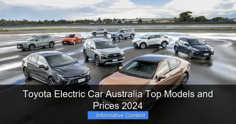 Toyota Electric Car Australia Top Models and Prices 2024